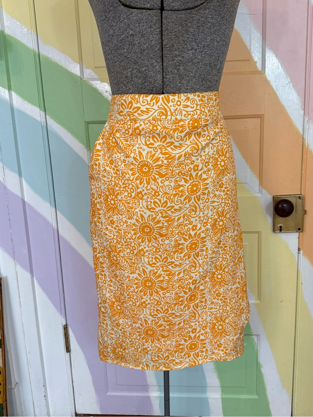 Rip Skirt Hawaii Adjustable Wrap Skirt Tuscan Sunflower Sz Large 💚🍄